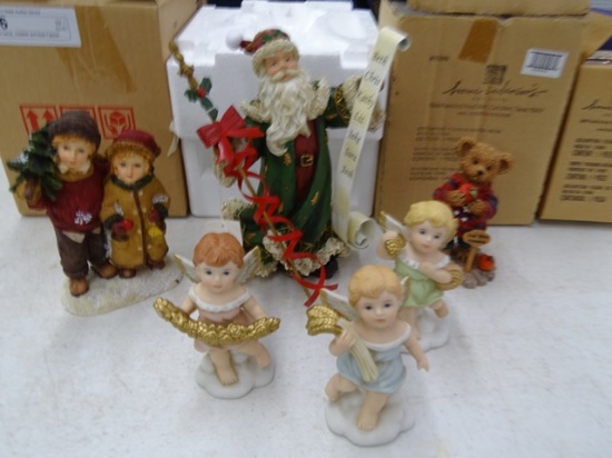 Home Interiors Santa, Children,Angels and Bear Fig
