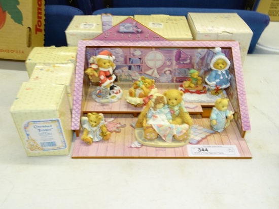 Cherished Teddies Stage and 6 Figures