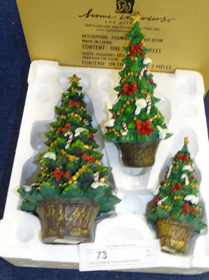 Box of Christmas Trees by Home Interiors