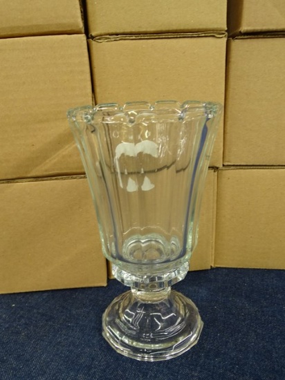 Lot of 10 Glass Candle Holders by Home Interiors