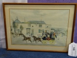 Engraving of painting of James Pollard 1925by Hunt