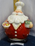Home Interiors Santa  Cookie Jar