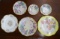 5 German Hand Painted Plates & Saucers