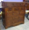 Early Walnut 7 Drawer Chest Circa 1830's 18