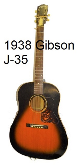 1938 Gibson J35 Guitar "A Very Desirable Guitar"