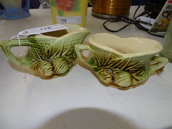 McCoy Pinecone Creamer & Sugar