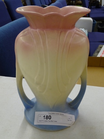 Hull 9" Double Handled Vase