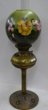 Banquet Lamp Oil Rayo Hand Painted Shade 31