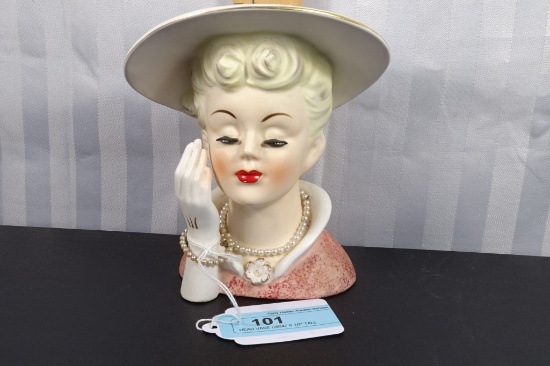 HEAD VASE C5047 6 1/2" TALL