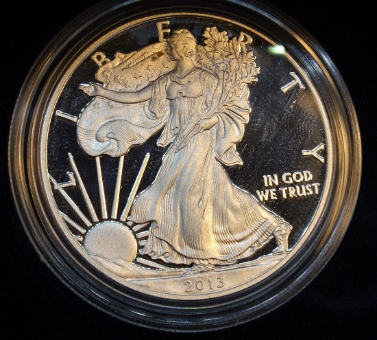 2013 W  AMERICAN EAGLE 1 OZ PROOF COIN
