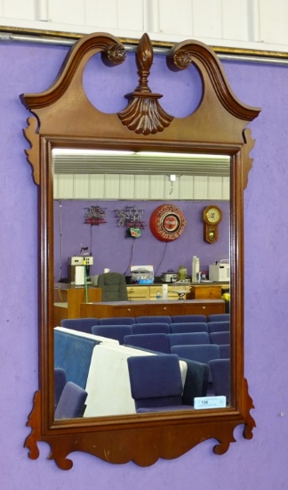 NICE MAHOGANY MIRROR 41" LONG