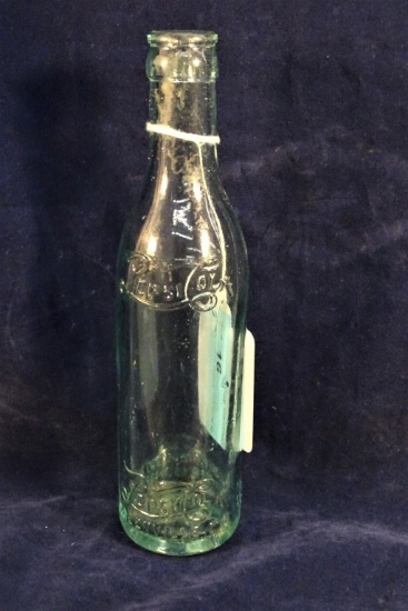 7OZ GREEN PEPSI BOTTLE MADE IN GREENVILLE SC