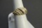 10 KT GOLD RING SOME DIA.. MISSING 3grams