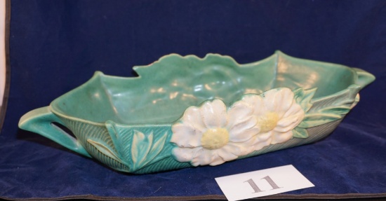 ROSEVILLE POTTERY 1942 PEONY CONSOLE