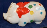 HULL ART PIG BANK 13 X 7