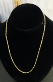 14 KT GOLD NECKLACE 8 GRAMS 18+