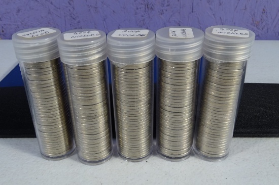5 Rolls 2004 Uncirculated Jefferson Nickels