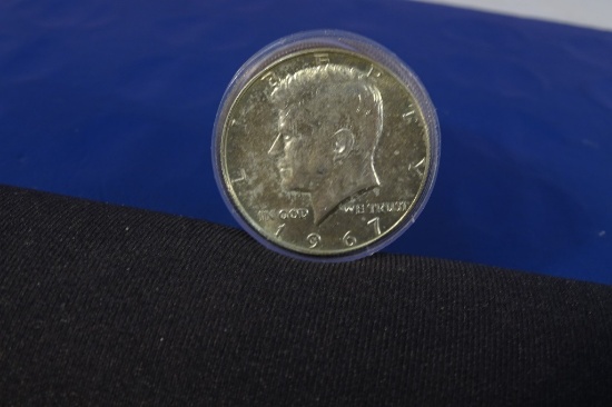 19 EA 1967 Kennedy Half Dollars 40% Silver