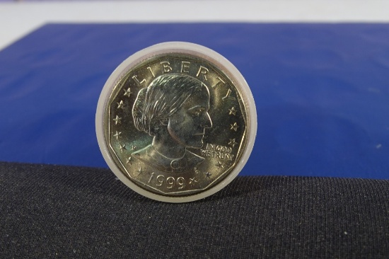 25 EA 1999 Susan B Anthony UNC Dollars