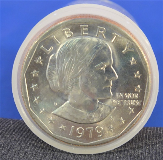 25 EA 1999 Susan B Anthony UNC Dollars