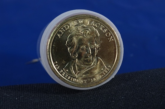 25 EA 2008P UNC ANDREW JACKSON DOLLARS