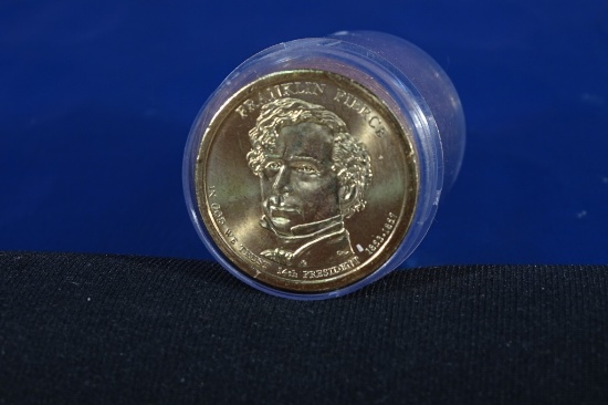25EA 2010P UNC FRANKLIN PIERCE DOLLARS
