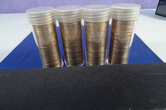 4 Rolls Various State Uncirculated State Quarters