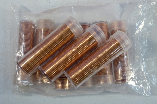 9 ROLLS 2009 Unc Lincoln Pennies-ALL MINT MARKS