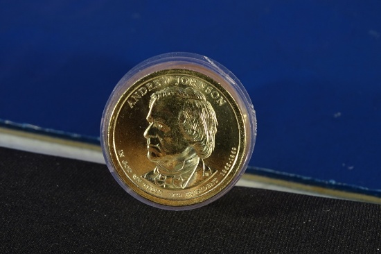 25EA 2011P UNC ANDREW JOHNSON DOLLARS