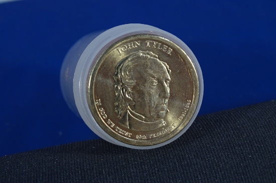 25EA 2009P UNC JOHN TYLER DOLLARS
