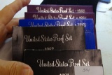 5 US Mint Proof Sets 1981,82,83,84,85