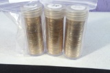 3 Rolls UNC State Quarters,Iowa,California,Arkanss