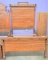 WALNUT VICTORIAN BED HIGH EAST LAKE BACK