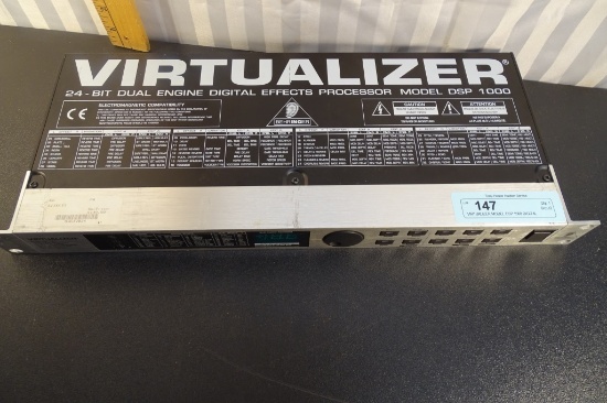 VIRTUALIZER MODEL DSP 1000 DIGITAL PROCESSOR