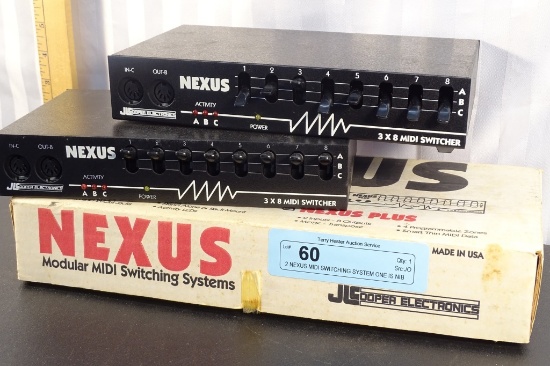 2 NEXUS MIDI SWITCHING SYSTEM ONE IS NIB