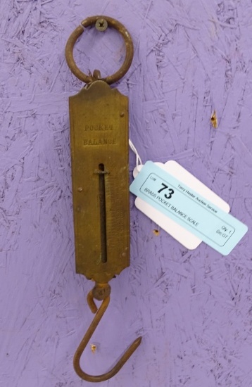 BRASS POCKET BALANCE SCALE