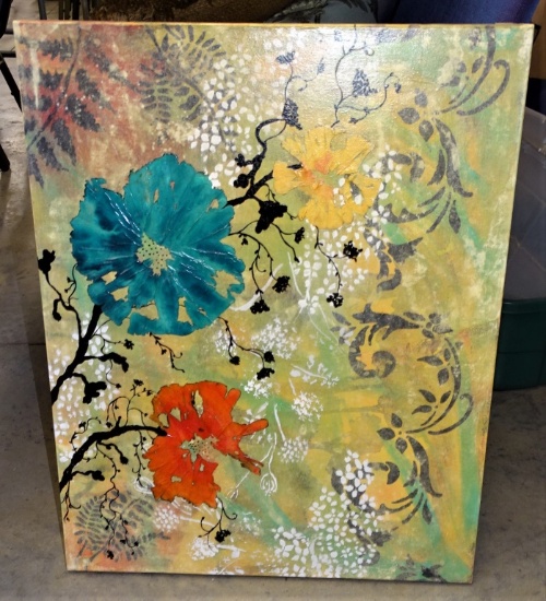 PICTURE ON CANVAS BY DOTTIE BRUCE ORIGAINAL