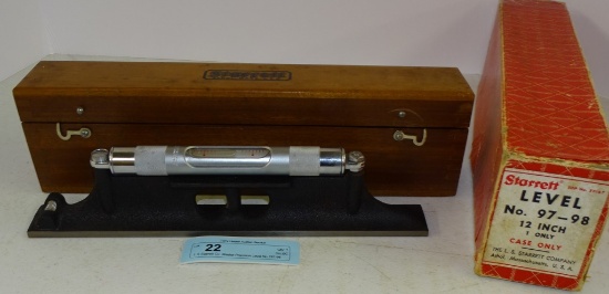 L.S Starrett Co. Master Precision Level No.197-98