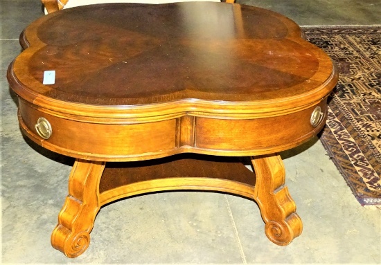 CLOVER SHAPED COFFEE TABLE  36 X 23"