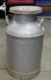 LARGE VINTAGE BUHL STEEL  MILK CAN