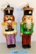 2 CHRISTOPHER RADKO NUT CRACKER ORNAMENTS