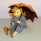 HUMMEL FIGURINE GIRL & UMBRELLA  8