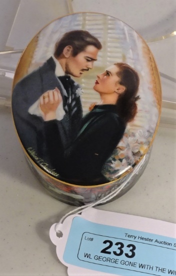 WL GEORGE GONE WITH THE WIND MUSIC BOX
