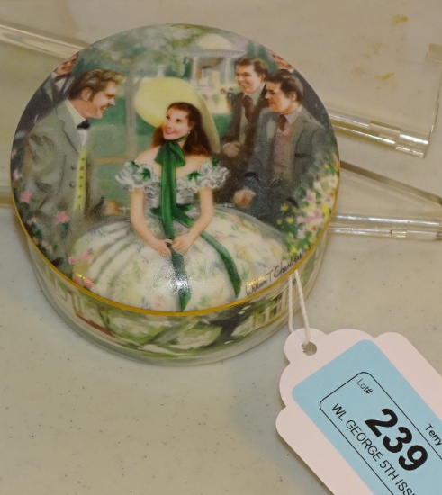 WL GEORGE 5TH ISSUE GONE WITH THE WIND MUSIC BOX