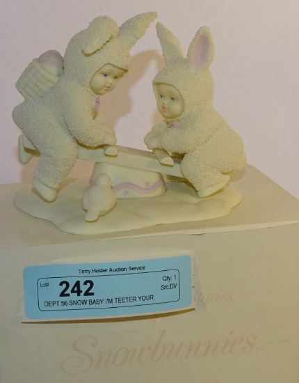 DEPT 56 SNOW BABY I'M TEETER YOUR TOTTER
