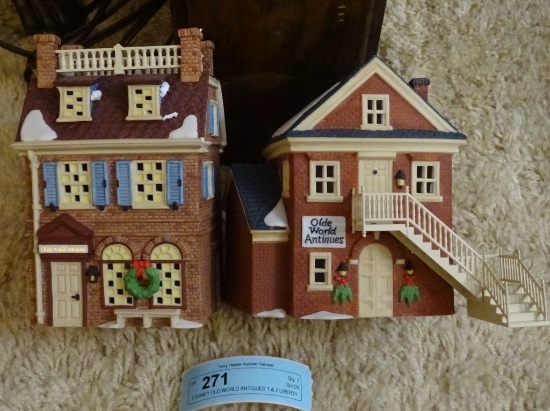 2 DISNEY OLD WORLD ANTIQUES 1 & 2 LIBERTY SQUARE