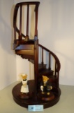 DEPATMENT 56 STAIRCASE AND TWO BEARS