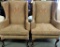 2 QUEEN ANNE WING BACK CHAIRS