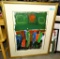 ONEAL SIGNED ABSTRACT NICELY FRAMED