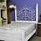 WOOD & CAST QUEEN SIZE BED VERY ORNATE POSTER BED